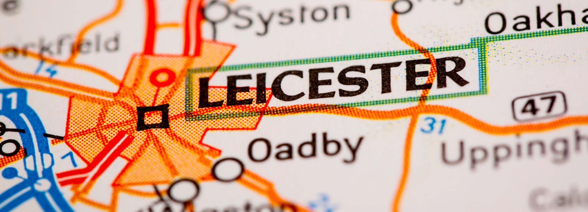 Leicester Community Benefit Shop map
